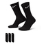 EVERYDAY LIGHTWEIGHT 3x PACK Chaussettes schwarz