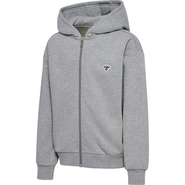 hmlJR LOOSE ZIP HOODIE BEE