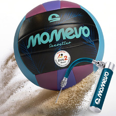 Sunsetter Beachvolleyball, DVV2 zertifiziert mit Ballpumpe-2393962