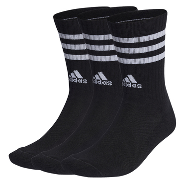 3-Streifen Cushioned Crew Socken (3 Paar)