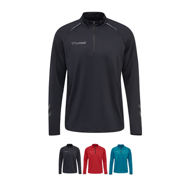 14ER SET AUTHENTIC PRO HALF ZIP SWEAT UNISEX INKL. BALL UND DRUCK