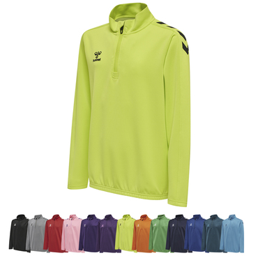 Handball 14er Set CORE XK Half Zip Poly Sweat Kinder inkl. Ball und Druck