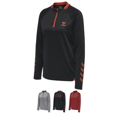 Handball 14er Set GG12 Action Half Zip Sweat Damen inkl. Ball und Druck