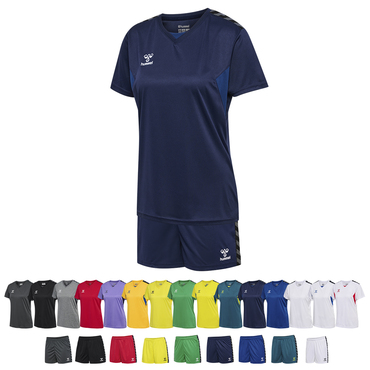 14ER SET AUTHENTIC PL JERSEY + SHORTS WOMAN inkl. DRUCK