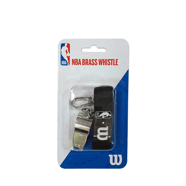 NBA BRASS WHISTLE WITH LANYARD