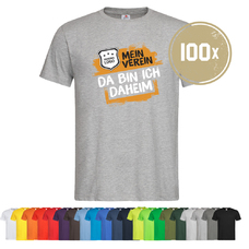 VEREINSSHIRT "DAHEIM 2" 100ER SET