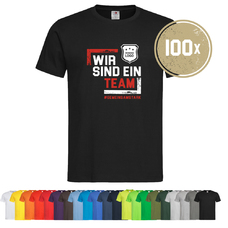 VEREINSSHIRT "TEAM" 100ER SET