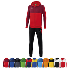 Handball 14er Set SIX WINGS Trainingsjacke mit Kapuze + Worker Hose Herren inkl. Ball und Druck