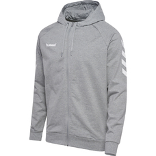 HMLGO COTTON ZIP HOODIE-611236