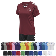 Handball 14er Set CORE XK Poly Jersey + Short Damen inkl. Ball und Druck