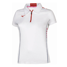 Wom Hex Rect ZP Polo Femme