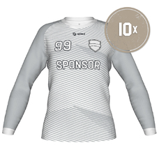 10er Set Handballtrikot Skjern Damen Langarm inkl. aller Druckkosten