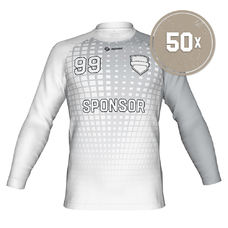 50er Set Handballtrikot Viborg Herren Langarm inkl. aller Druckkosten